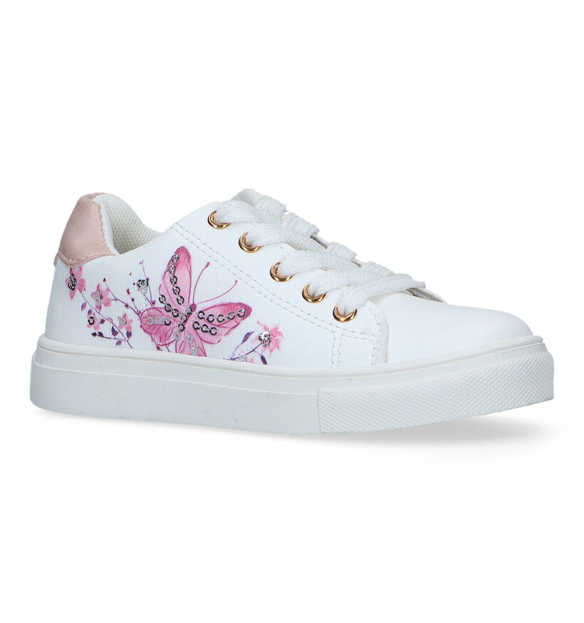 Milo & Mila Witte Sneakers voor meisjes (322244)