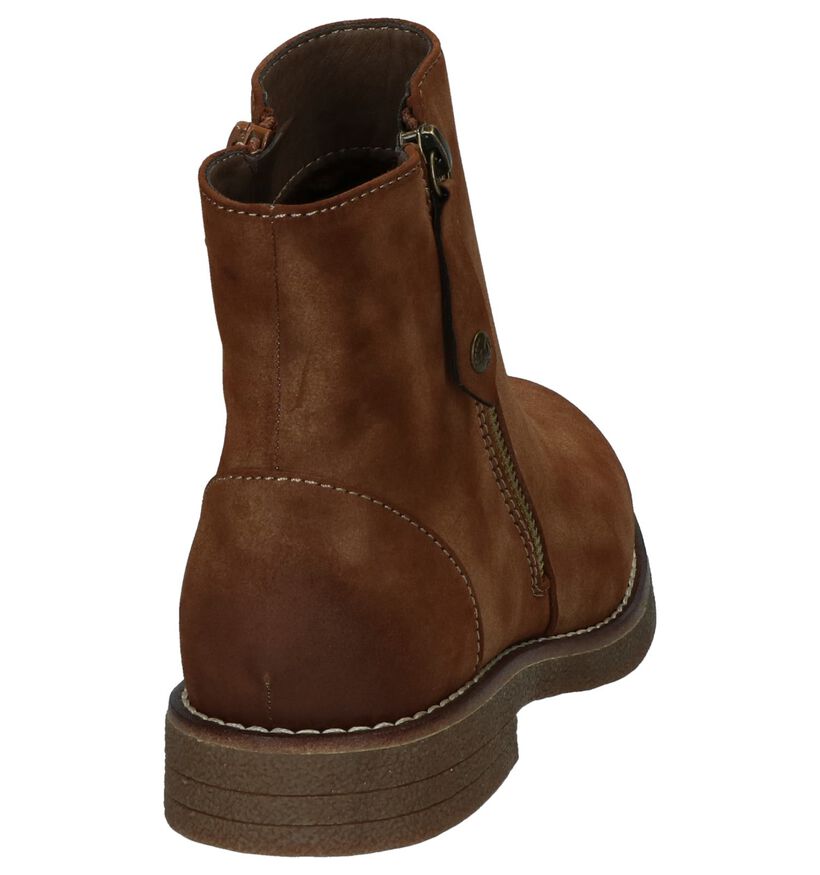 Cognac Rieker Geklede Boots met Rits in kunstleer (234852)