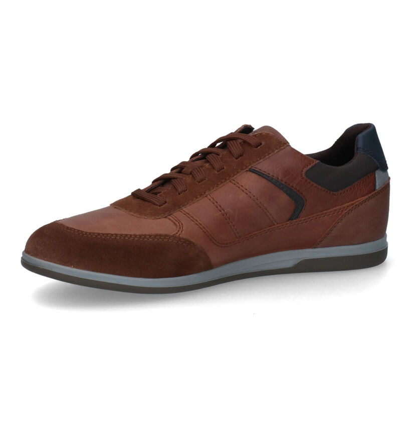 Geox Renan Chaussures basses en Noir en cuir (313676)