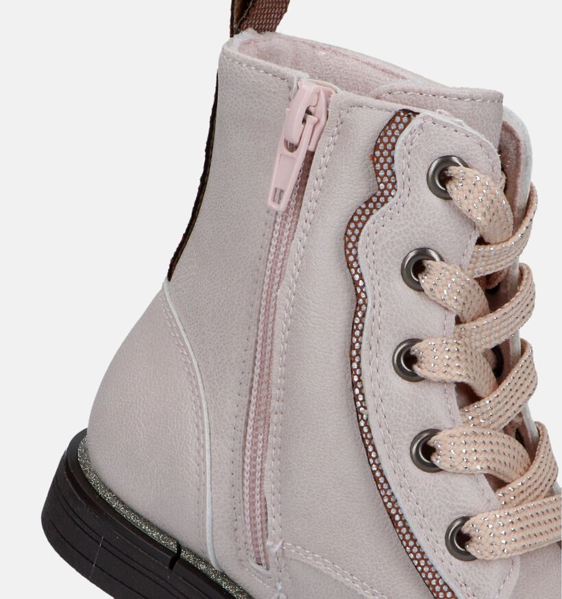 Milo & Mila Beige Bottines voor meisjes (329490)