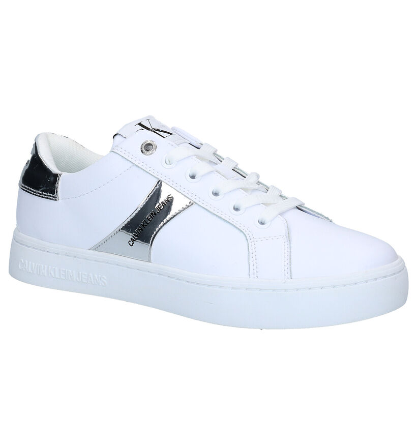 Calvin Klein Witte Sneakers in kunstleer (285308)