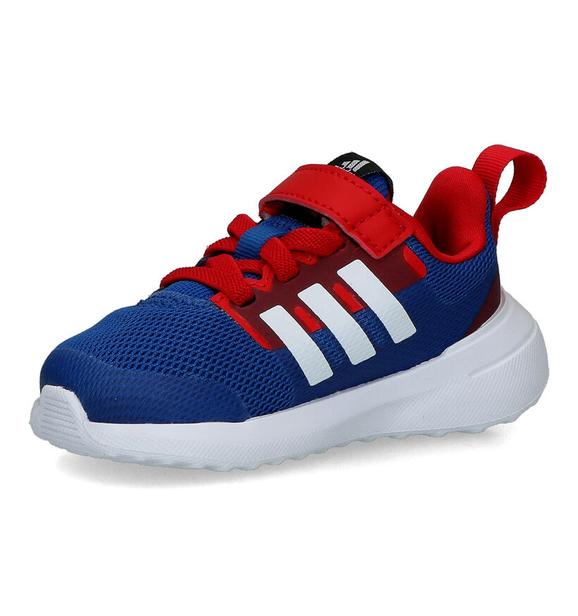 adidas Fortarun 2.0 Spiderman Baskets en Bleu pour garçons (318806)