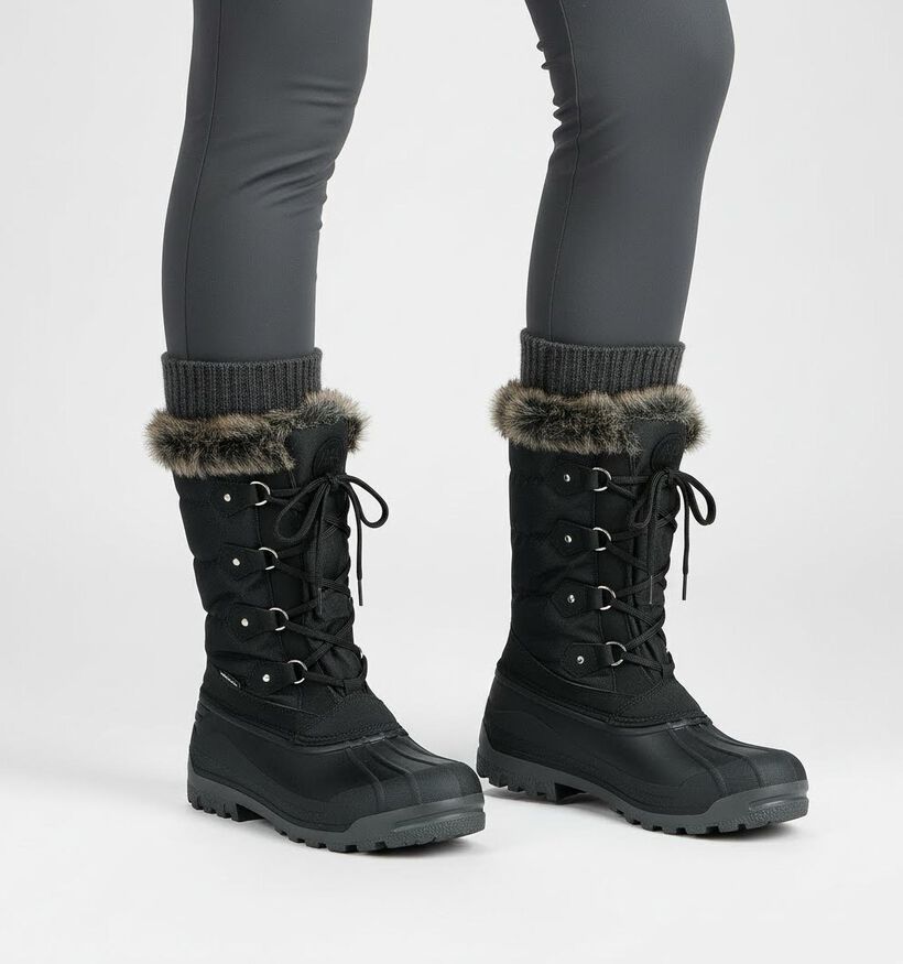 Antartica 907 Chaussures outdoor en Noir pour femmes (365655) - pour semelles orthopédiques