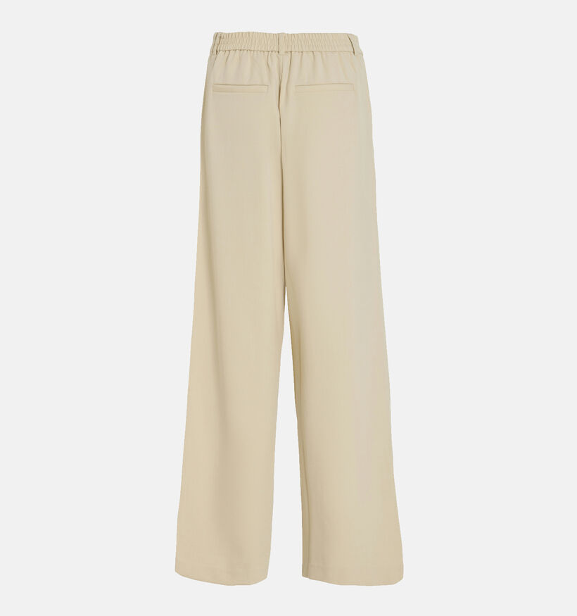 Vila Varone Beige Wijde broek voor dames (351752)