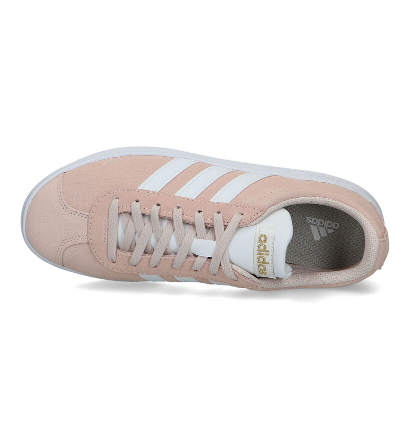 adidas VL Court 2.0 Baskets en Rose pour femmes (324516)