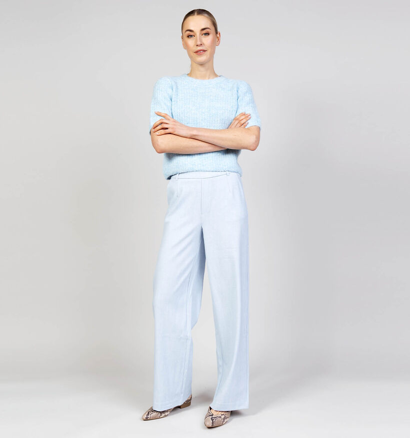 Vila Varone Pantalon classique en Bleu pour femmes (368071)