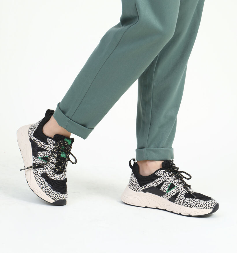 Poelman Baskets casual en Noir pour femmes (332737)