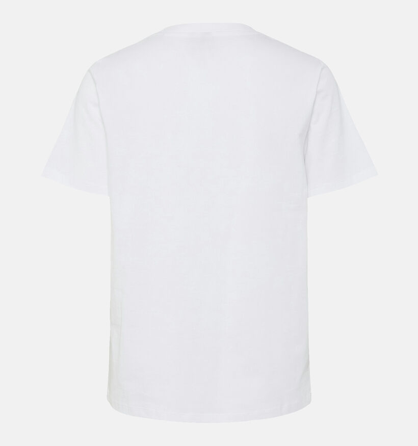 Pieces Pia Witte T-shirt voor dames (349430)