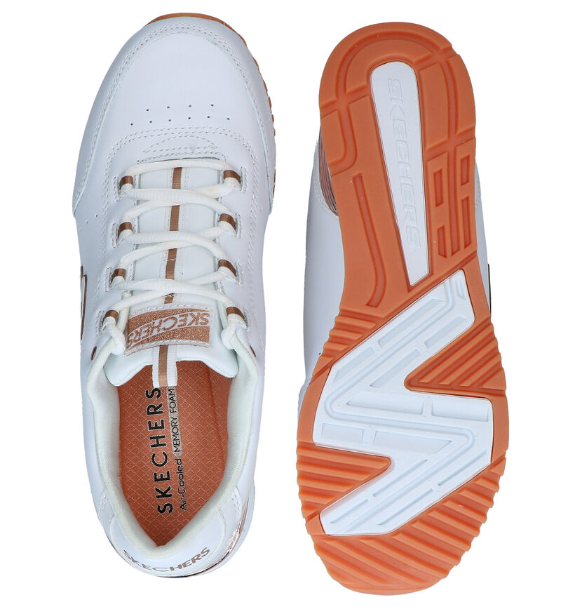 Skechers Sunlite Baskets en Blanc en cuir (291995)
