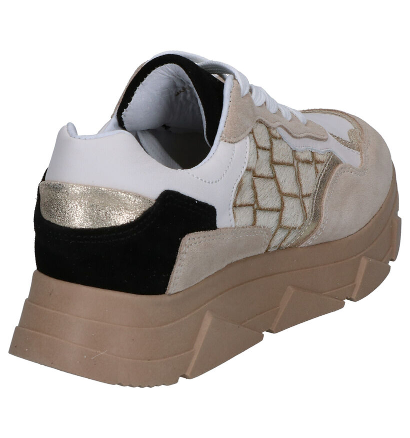 Tango Chaussures à lacets en Beige en cuir (263987)