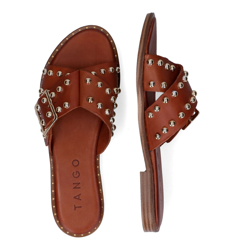 Tango Mila Mules en Cognac pour femmes (308001)