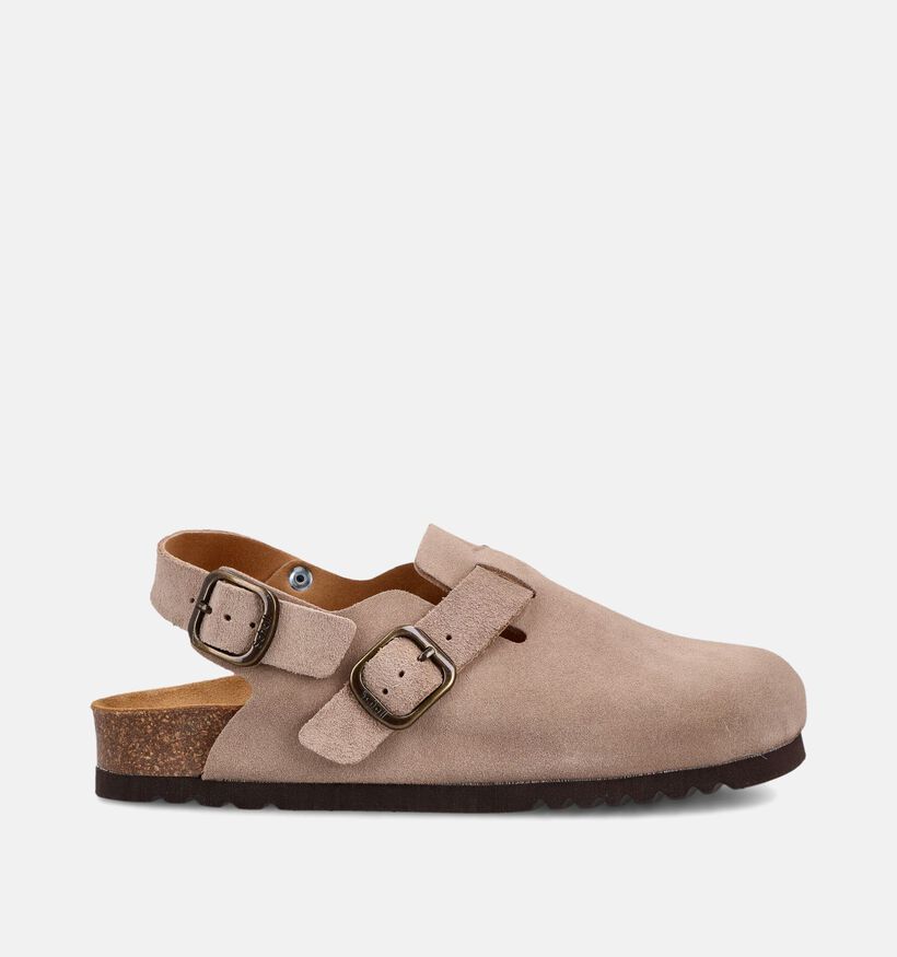 Scholl Fae Backstrap Beige Slippers voor dames (369869)