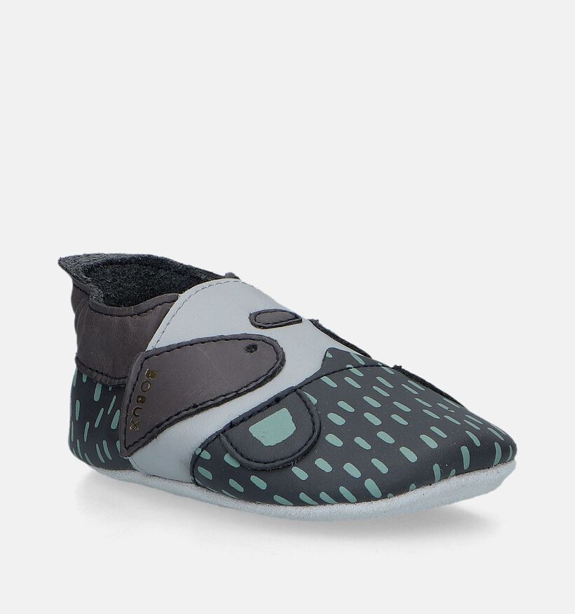 Bobux Rascal Chaussons pour bébé en Gris pour garçons (315036)