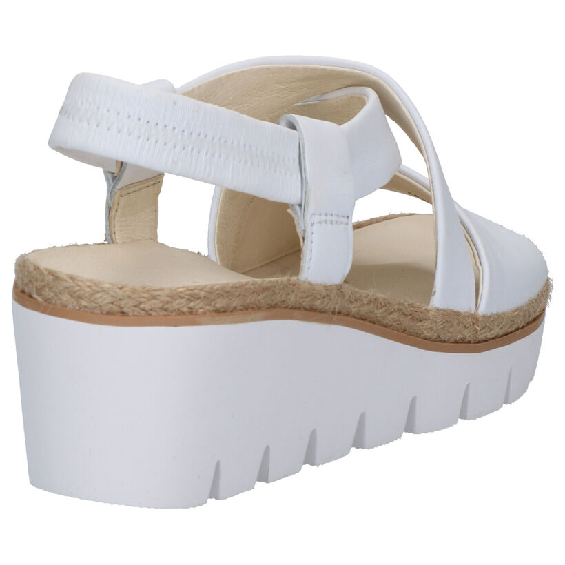 Gabor Best Fitting Witte Sandalen in leer (271627)