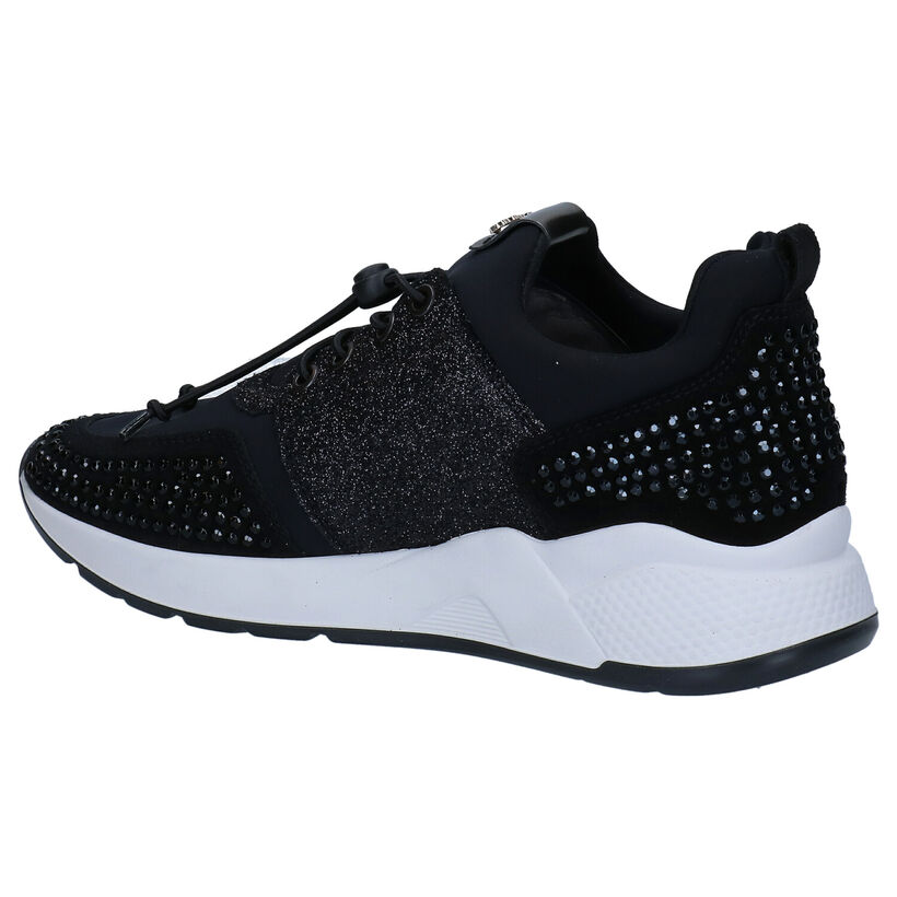 NeroGiardini Zwarte Slip-on Sneakers in kunstleer (278972)