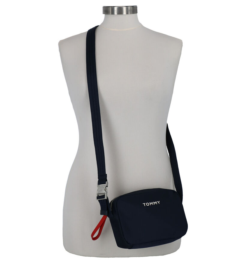 Tommy Hilfiger Sac porté croisé en Bleu foncé en textile (264572)