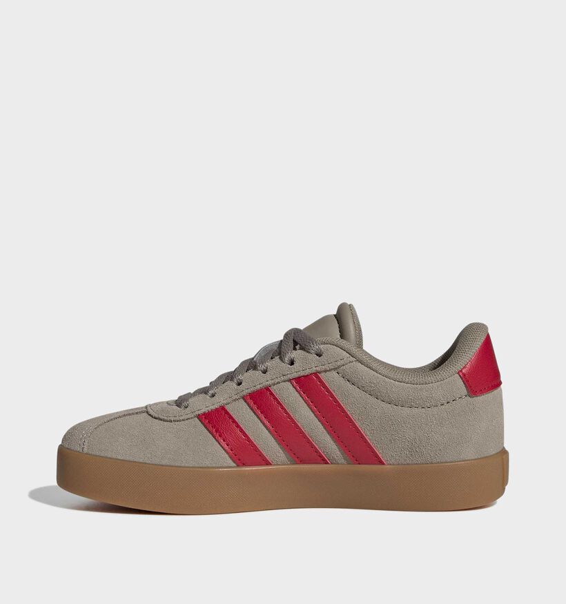 adidas VL Court 3.0 Baskets basses en Kaki pour gar&ccedil;ons (372618)