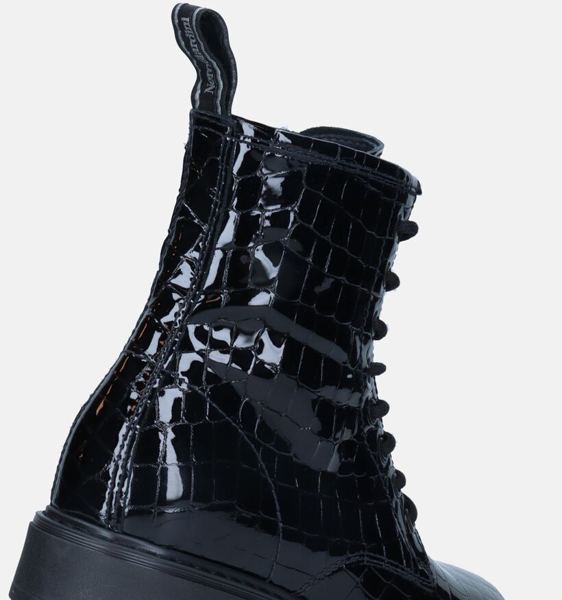 NeroGiardini Zwarte Veterboots voor dames (329892)