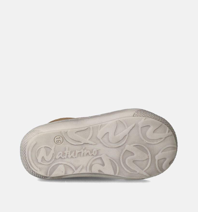 Naturino Cocoon Suede Beige Babyschoentjes voor meisjes, jongens (355492) - geschikt voor steunzolen