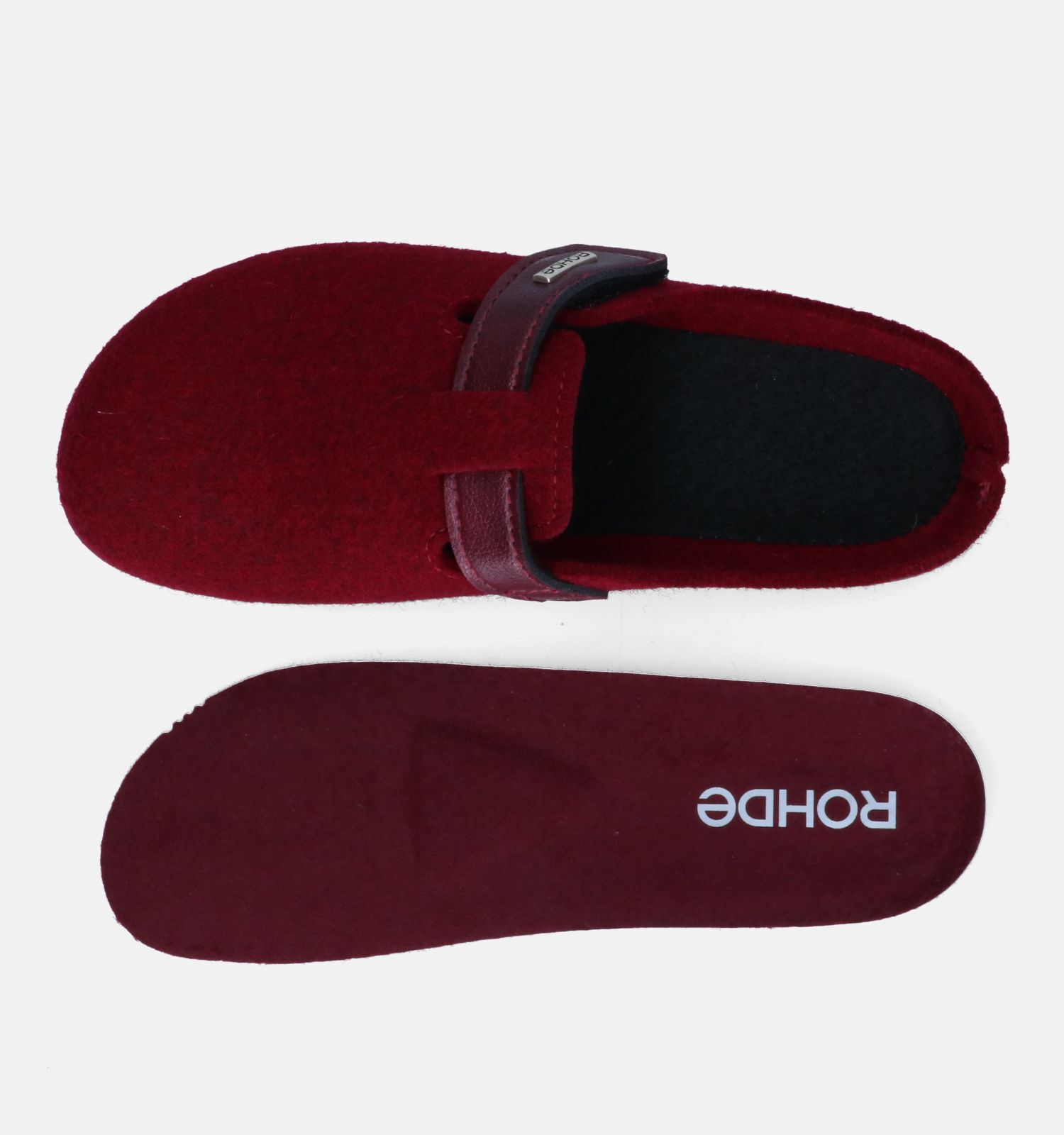 Pantoufle rouge clearance