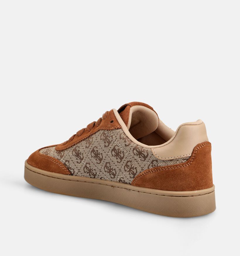 Guess Jacek Baskets en Cognac pour femmes (375741) - pour semelles orthop&eacute;diques