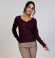 Vero Moda Happy Glitter Bordeaux Trui voor dames (365669)
