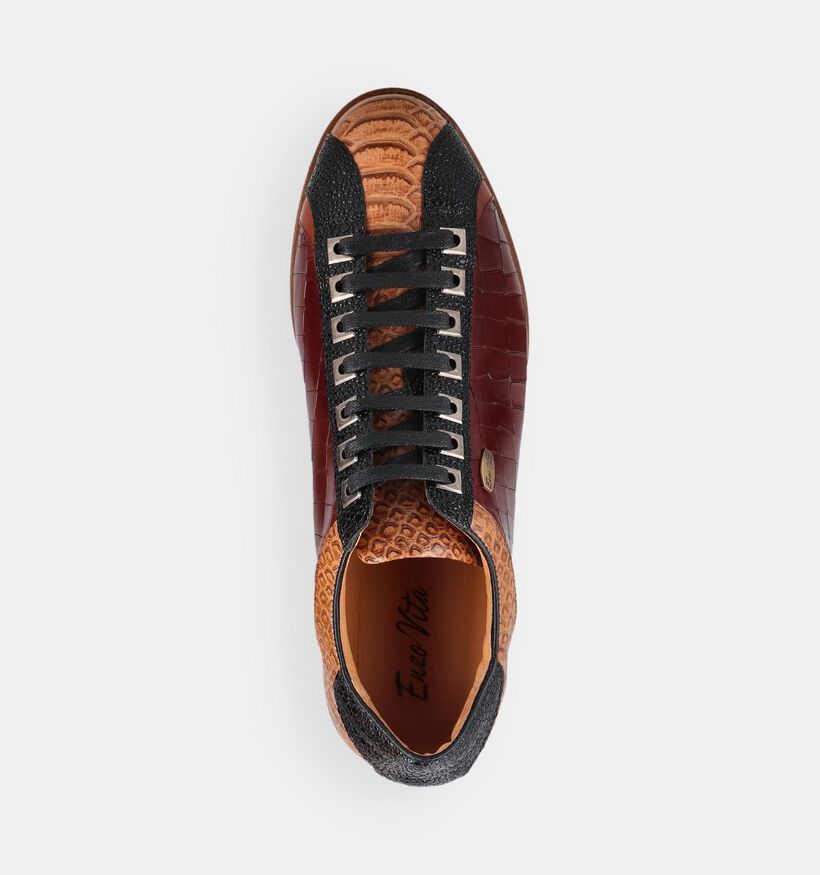 Enzo Vita Achille 18 Bordeaux Veterschoenen voor heren (382289) - geschikt voor steunzolen