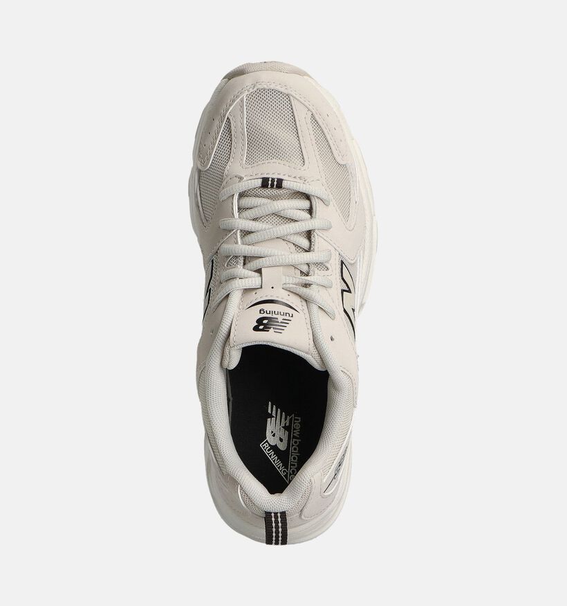 New Balance 530 Baskets en Beige pour filles, garçons (366642) - pour semelles orthopédiques
