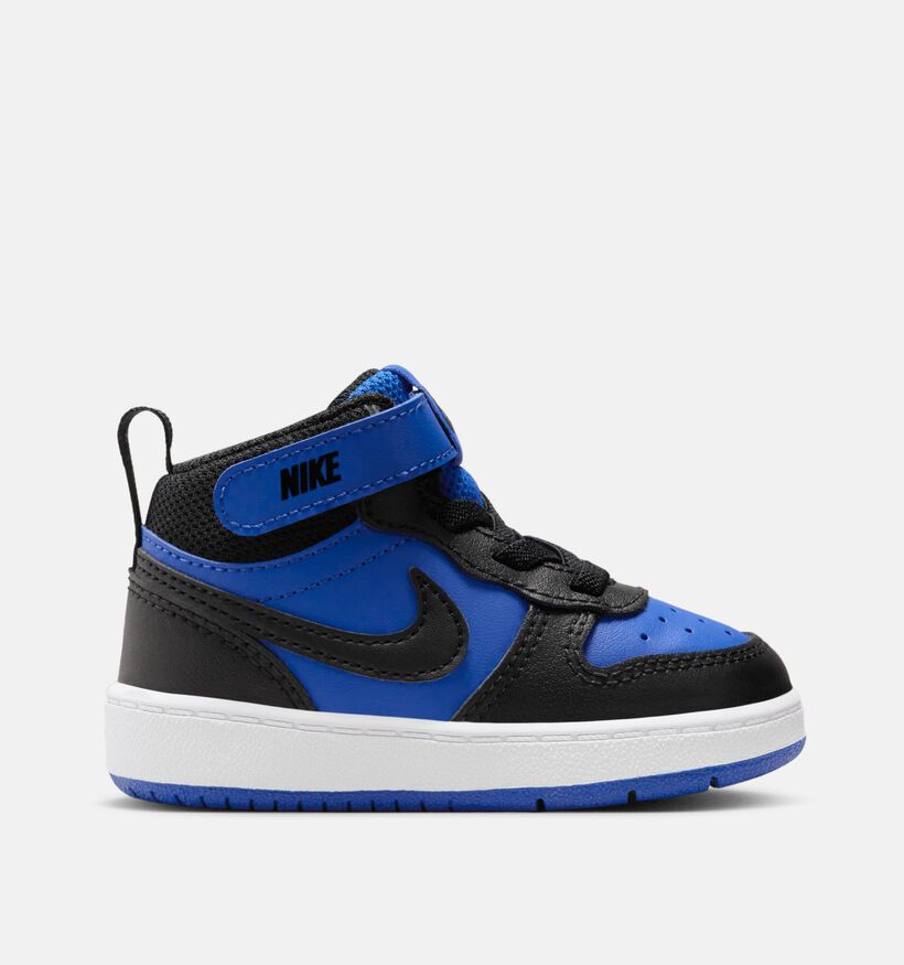 Nike Court Borough Baskets montantes en Bleu pour filles, garçons (359979) - pour semelles orthopédiques
