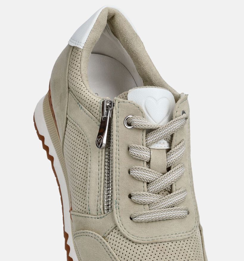 Marco Tozzi Groene Casual Sneakers voor dames (367946) - geschikt voor steunzolen