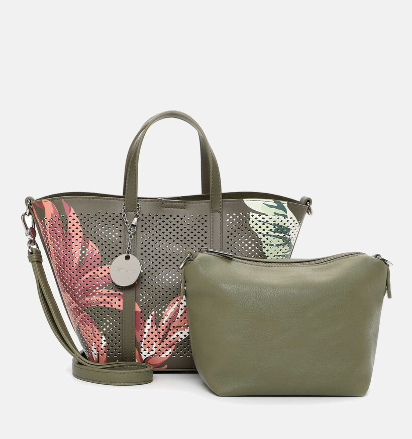 Tamaris Kendra Kakigroene Shoppertas voor dames (371300)