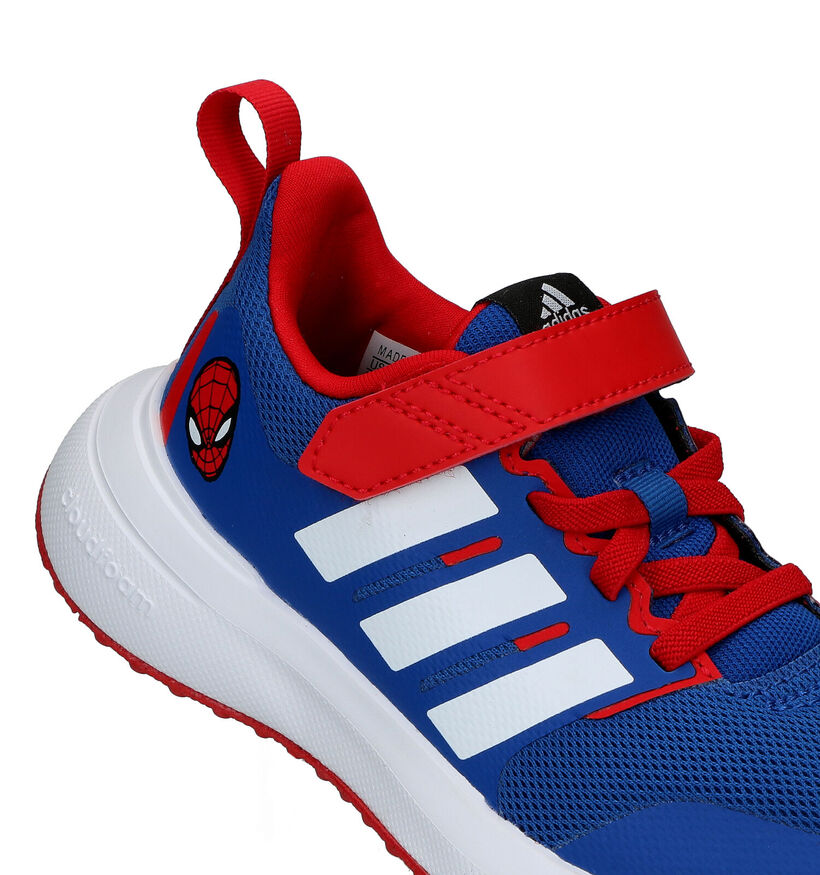 adidas Fortarun 2.0 Spiderman Baskets en Bleu pour garçons (318834)