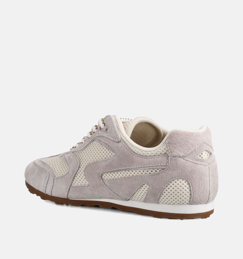 Signatur Baskets en Beige/Taupe pour femmes (373194) - pour semelles orthop&eacute;diques