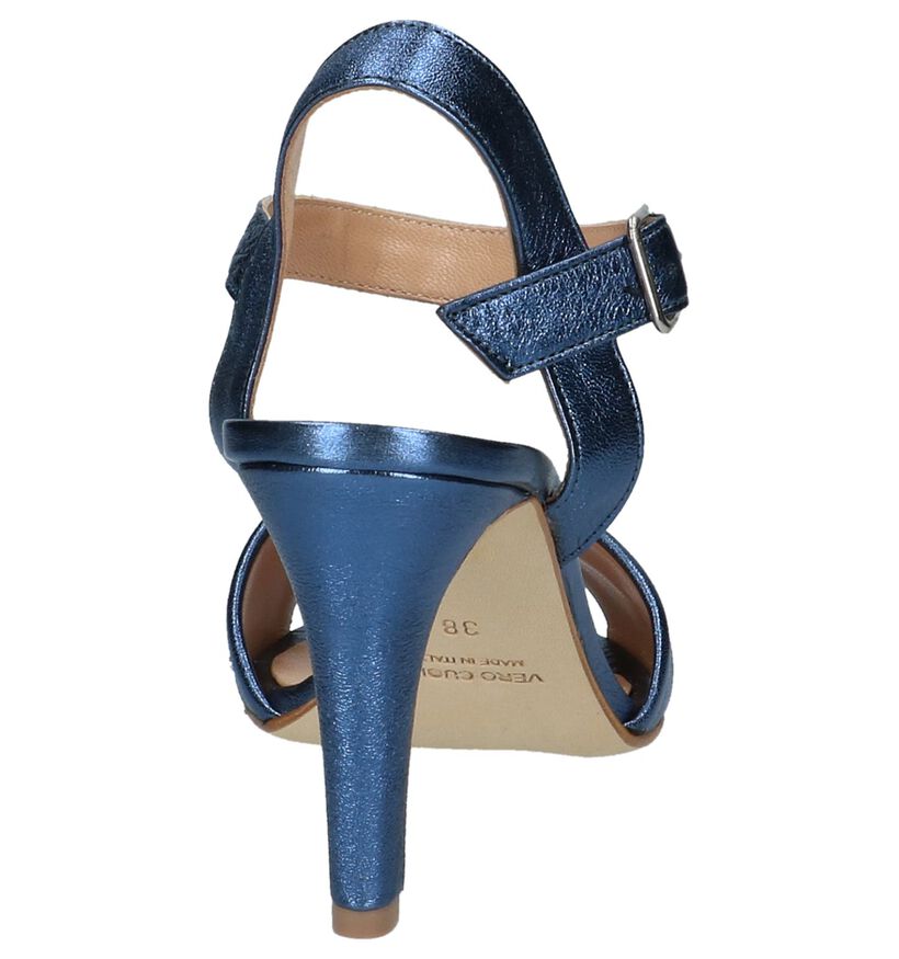 Blauwe Geklede Sandalen Cristian Daniel in leer (220264)
