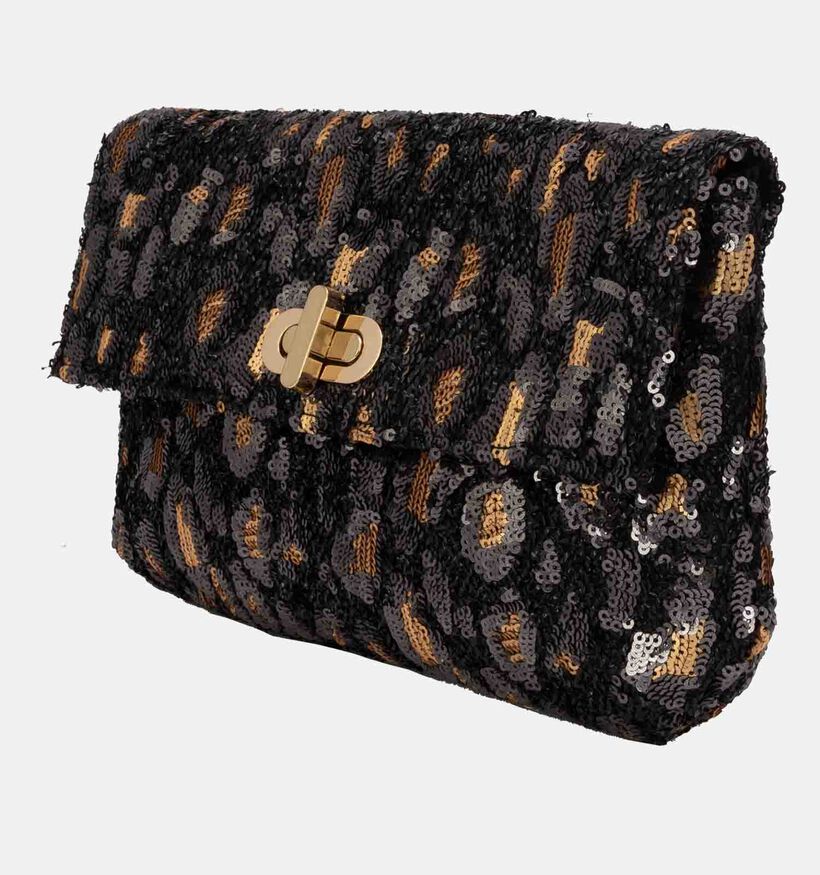 Bulaggie Leopard Zwarte Crossbody tas voor dames (349134)