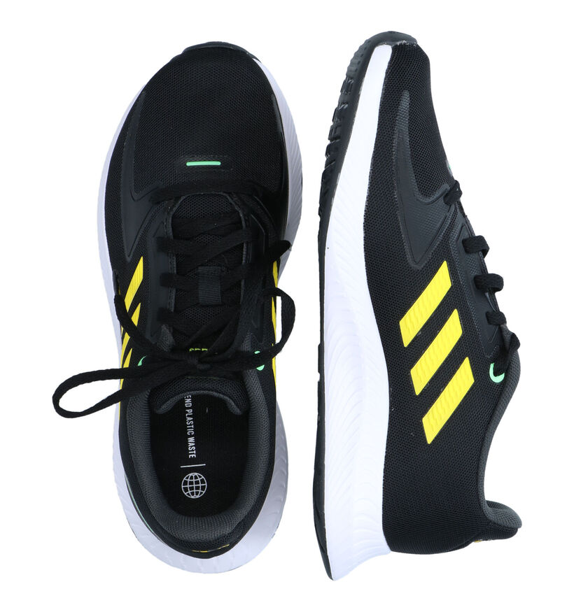 adidas Runfalcon 2.0 K Baskets en Noir en textile (311326)
