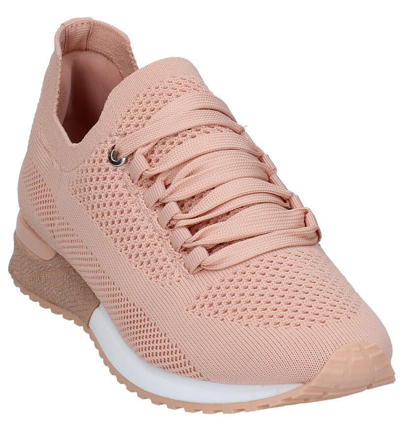 La Strada Roze Sneakers in stof (292901)
