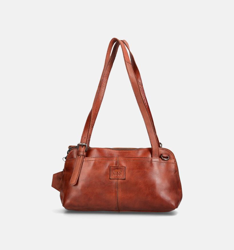 Bear Design Sac &agrave; bandouli&egrave;re en Cognac pour femmes (382117)