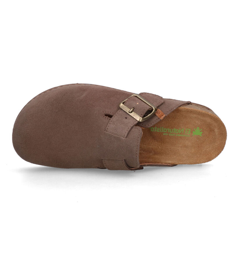 El Naturalista Balance Beige Slippers in daim (323961)
