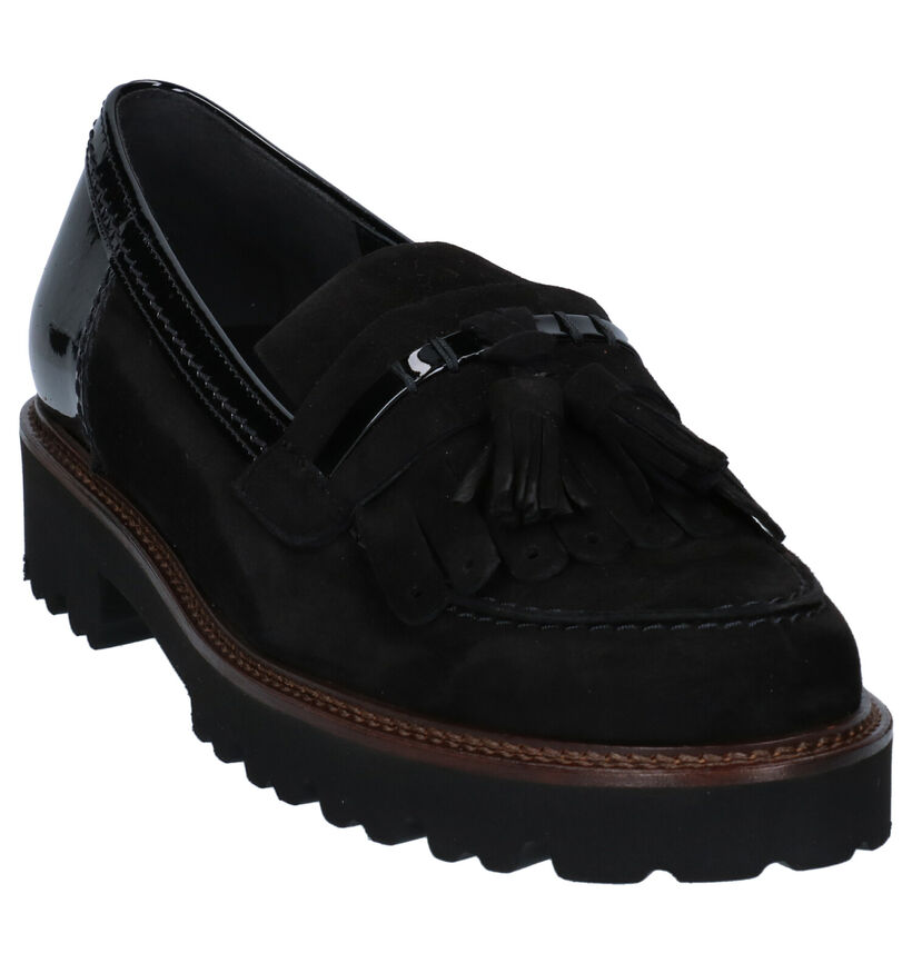 Gabor Best Fitting Zwarte Loafers in lak (282292)