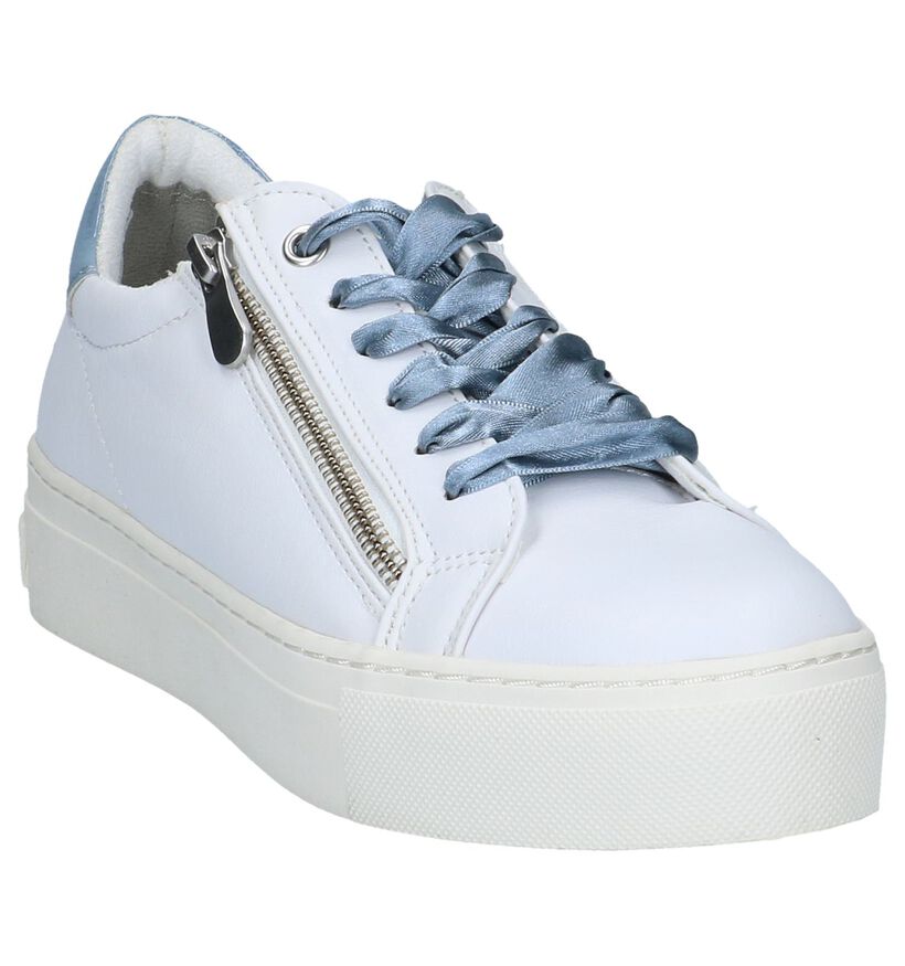 Witte Geklede Sneakers Youh! in kunstleer (238103)