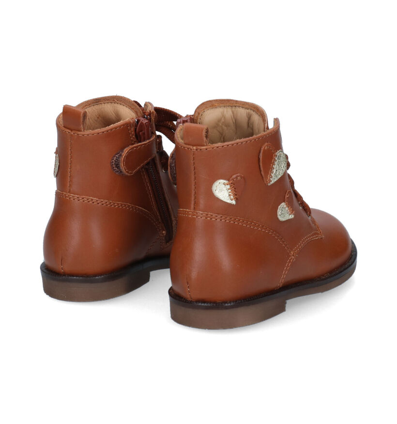 STONES and BONES Fera Cognac Bottines voor meisjes (313898) - geschikt voor steunzolen