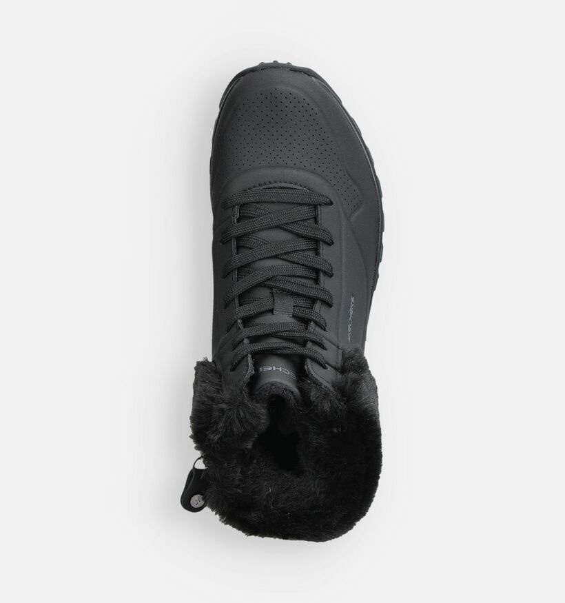 Skechers Uno Rugged Fall Air Zwarte Veterboots voor dames (362111)
