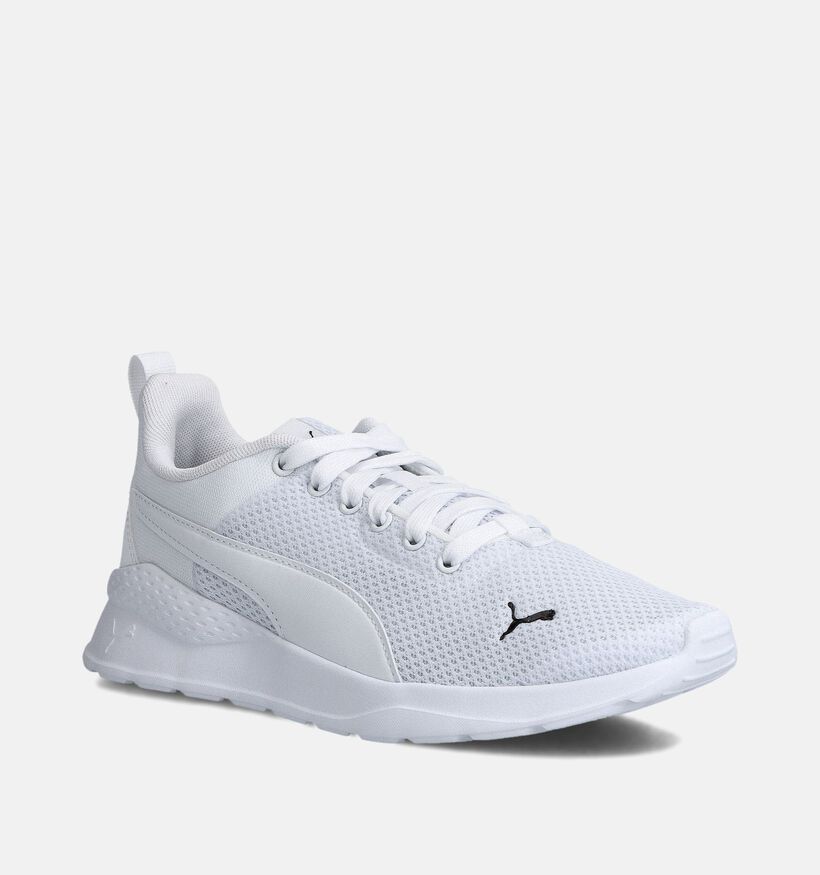 Puma Anzarun Lite Witte Sneakers voor jongens, meisjes (359181) - geschikt voor steunzolen