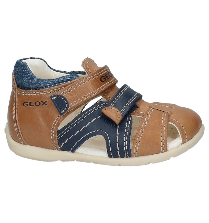 Geox Sandales pour bébé en Cognac en cuir (213183)