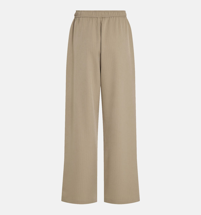 Vila Wilma Beige Wijde broek voor dames (351787)
