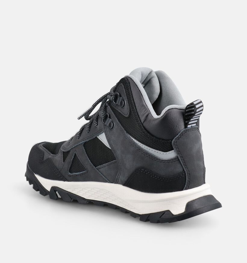 Timberland Lincoln Peak Mid Waterproof Zwarte Wandelschoenen voor jongens, meisjes (377368) - geschikt voor steunzolen