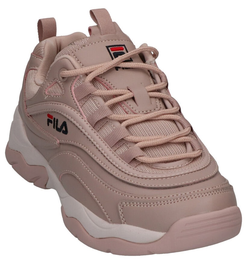 Fila Ray Roze Sneakers in kunstleer (253532)