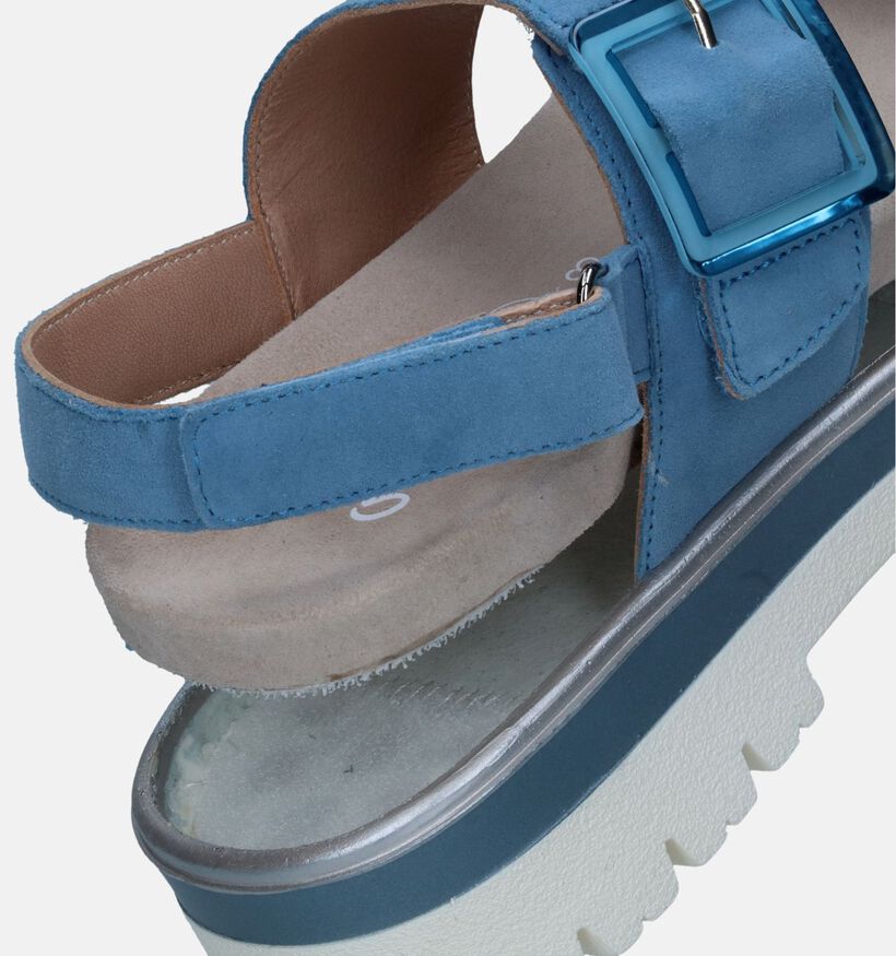 Ara Malaga-S Sandales en bleu pour femmes (338690) - pour semelles orthopédiques