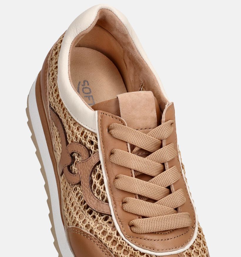 Softwaves Bruine Sneakers voor dames (373390) - geschikt voor steunzolen